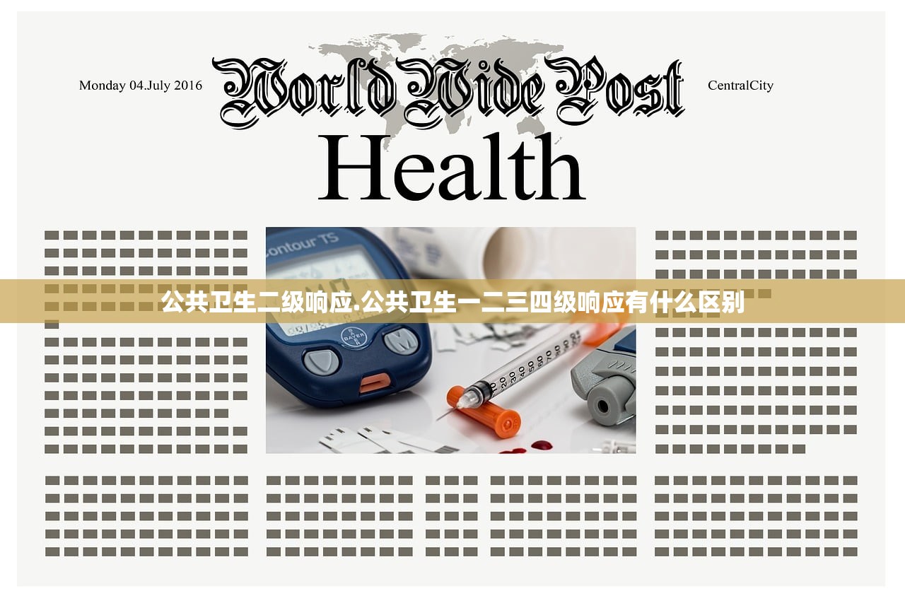公共卫生二级响应.公共卫生一二三四级响应有什么区别