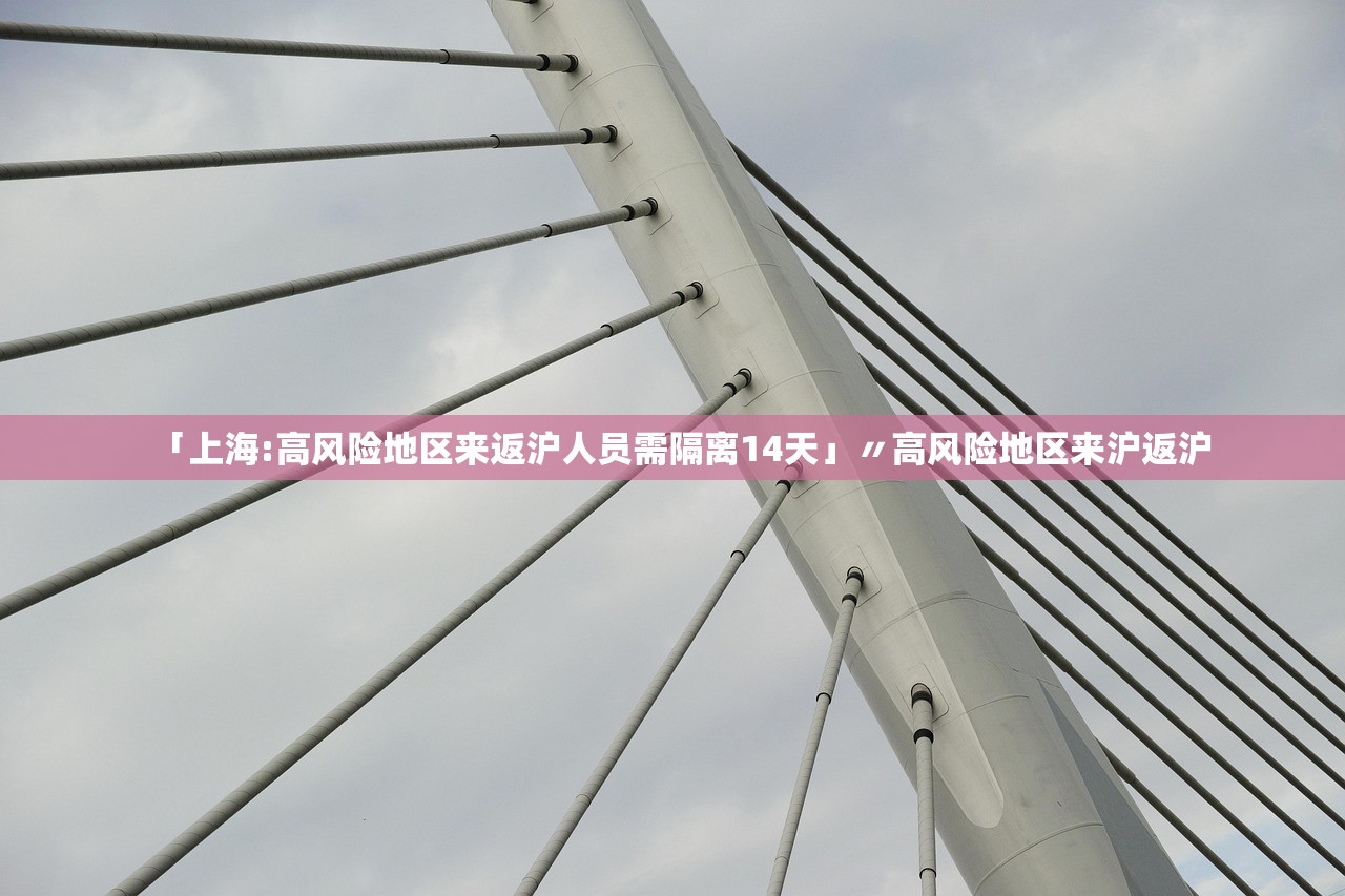 「上海:高风险地区来返沪人员需隔离14天」〃高风险地区来沪返沪