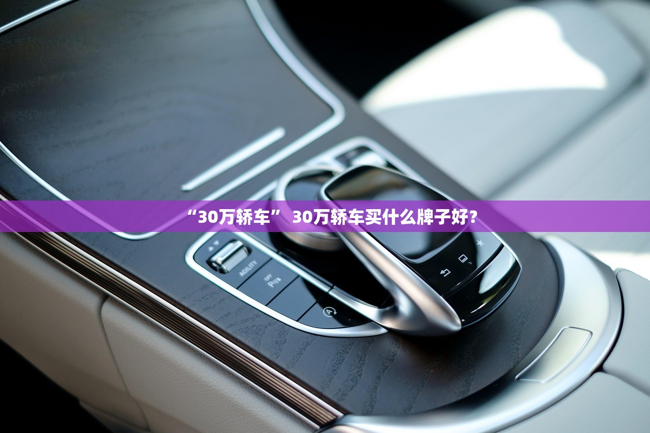 “30万轿车” 30万轿车买什么牌子好？