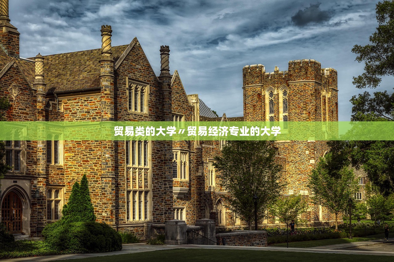 贸易类的大学〃贸易经济专业的大学