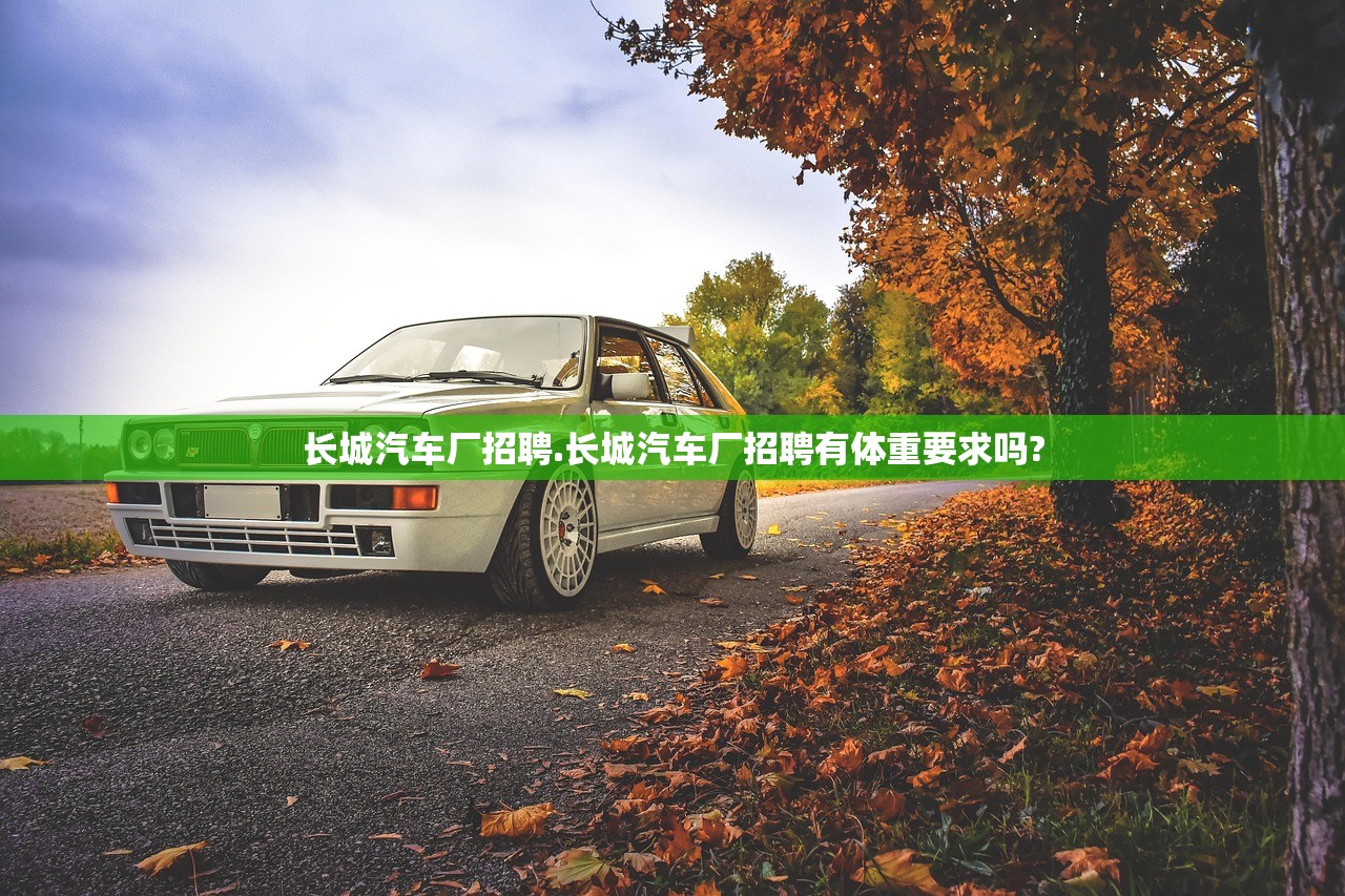 长城汽车厂招聘.长城汽车厂招聘有体重要求吗?