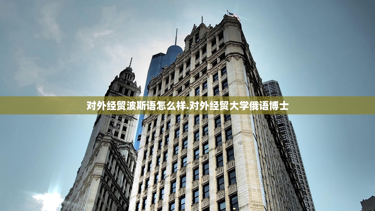 对外经贸波斯语怎么样.对外经贸大学俄语博士