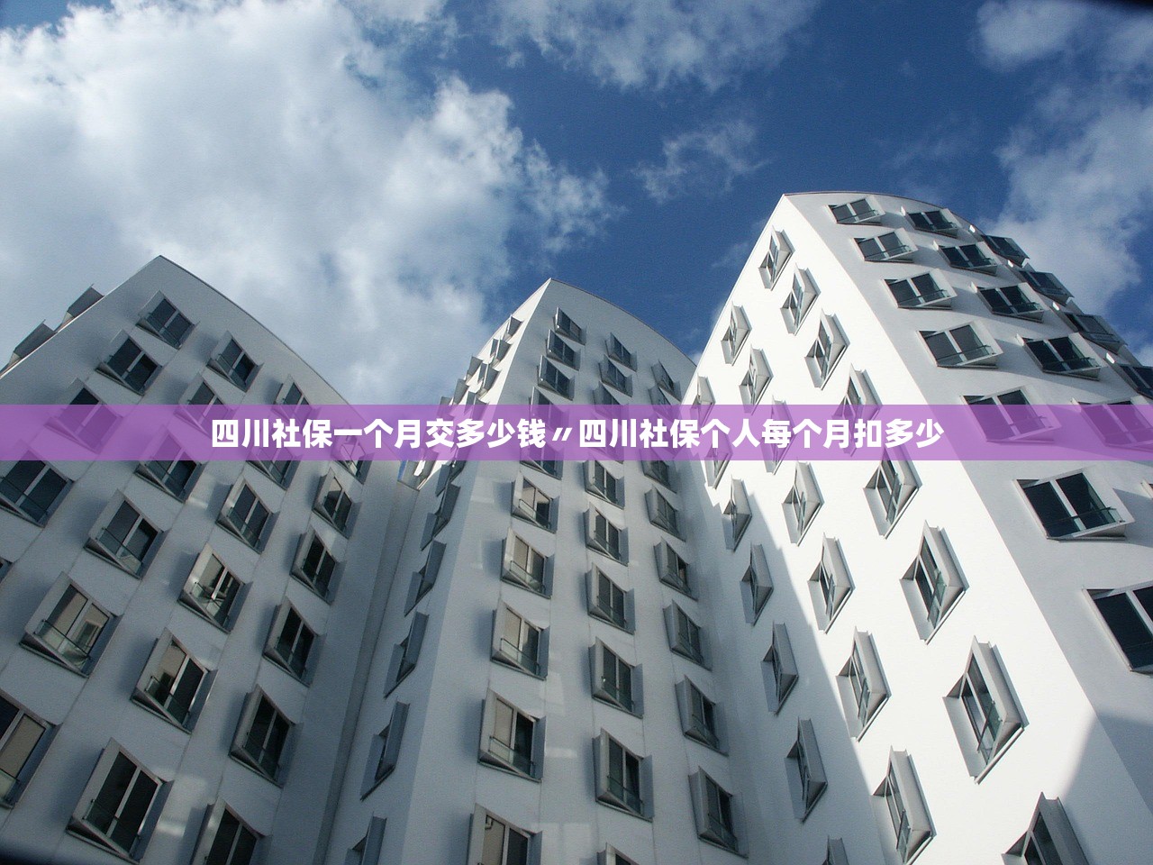 四川社保一个月交多少钱〃四川社保个人每个月扣多少