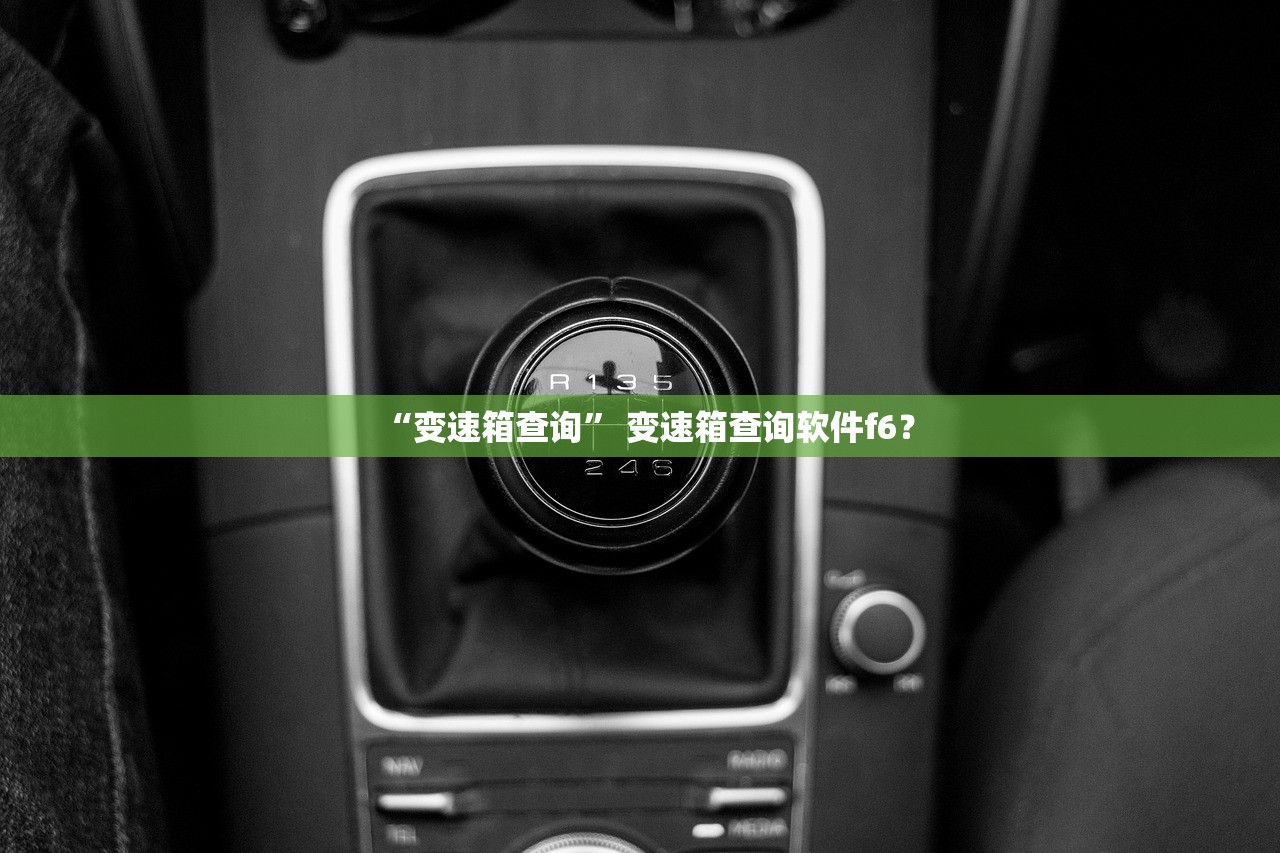 “变速箱查询” 变速箱查询软件f6？
