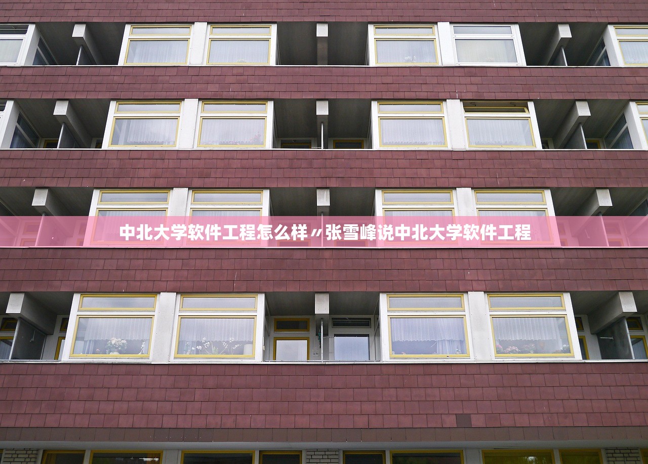 中北大学软件工程怎么样〃张雪峰说中北大学软件工程