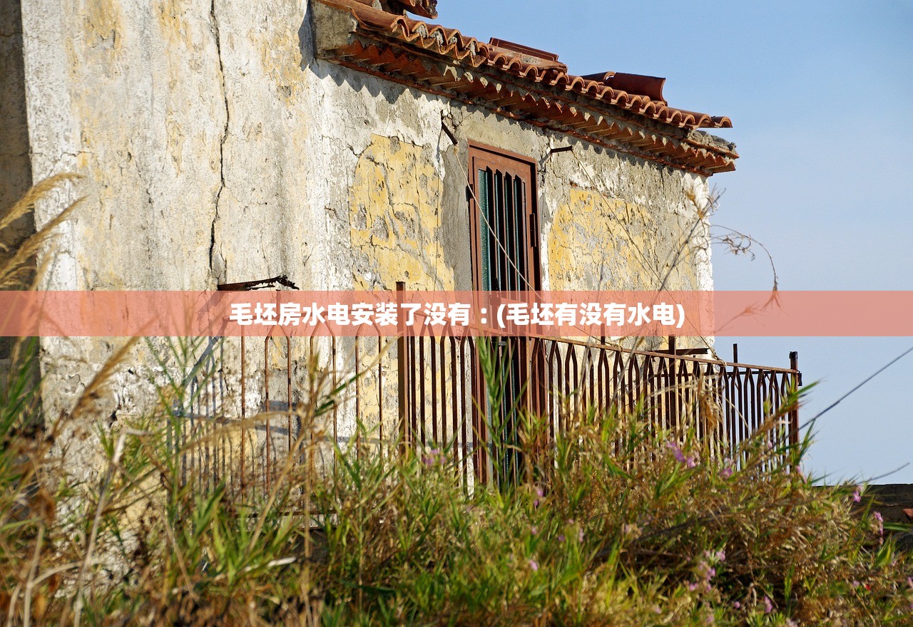 毛坯房水电安装了没有︰(毛坯有没有水电)