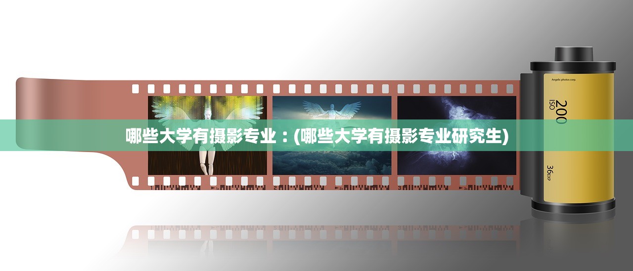 哪些大学有摄影专业︰(哪些大学有摄影专业研究生)