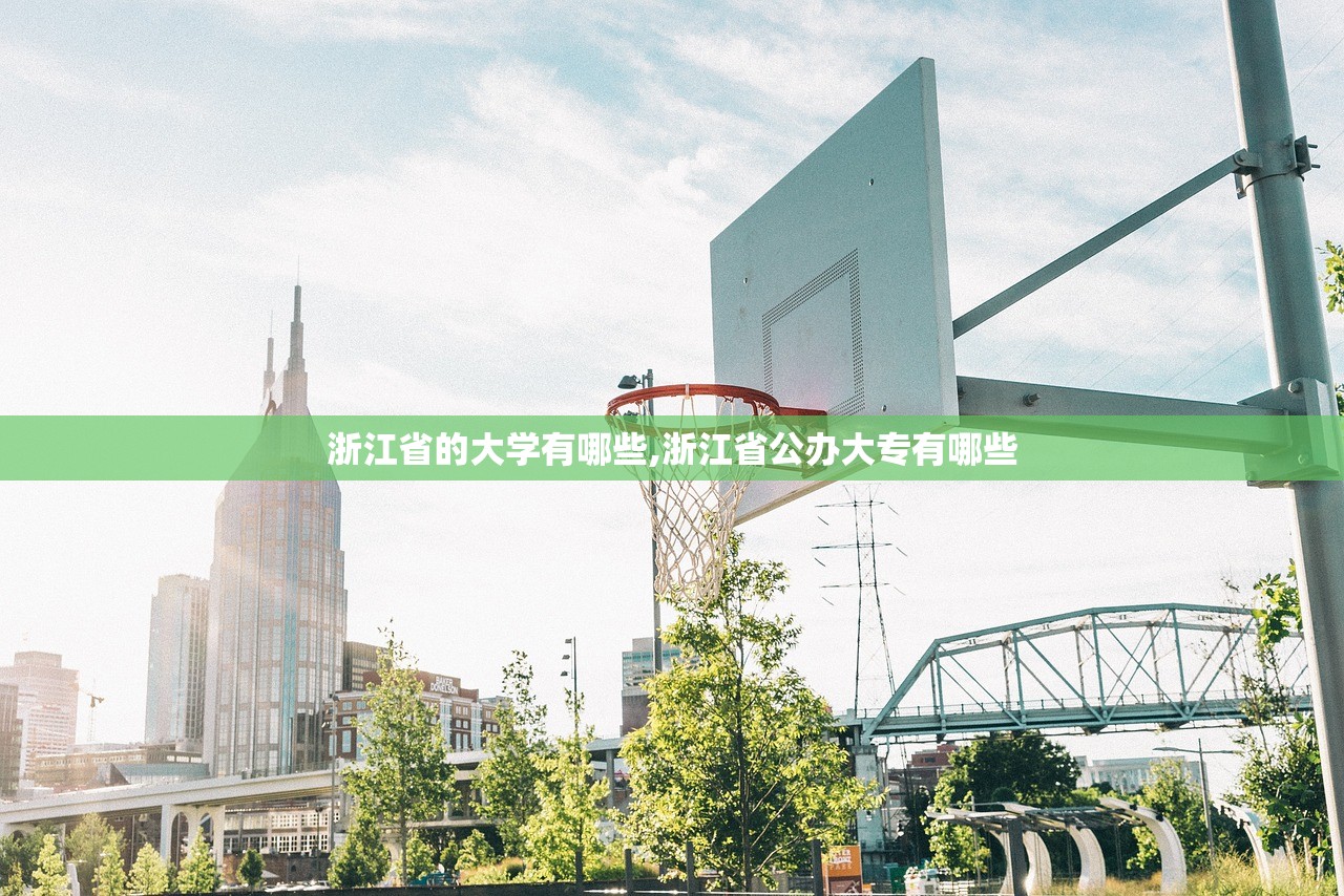 浙江省的大学有哪些,浙江省公办大专有哪些